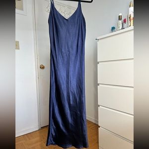 OAK + FORT NAVY SLIP DRESS